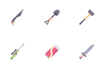 Videogame Weapons Icon Pack