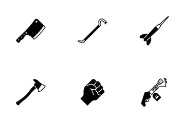 Videogame Weapons Icon Pack