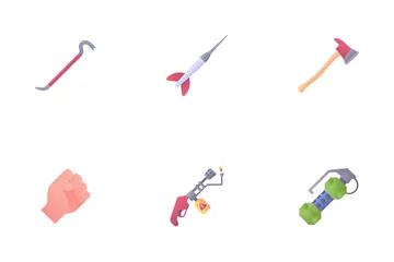 Videogame Weapons Icon Pack