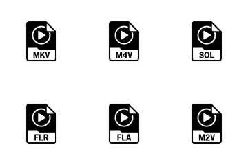 Videos File Format Icon Pack