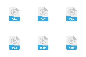 Videos File Format Icon Pack