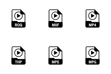 Videos File Format Icon Pack