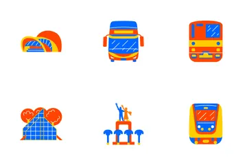 Ville de Jakarta Pack d'Icônes