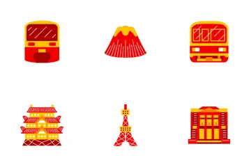 Ville de Tokyo Pack d'Icônes