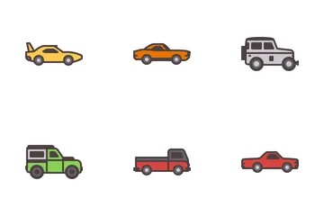 Vintage Car Icon Pack