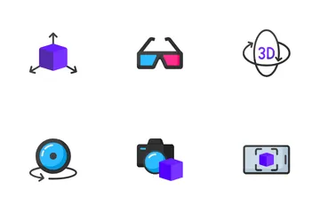 Virtual And Mixed Reality Icon Pack