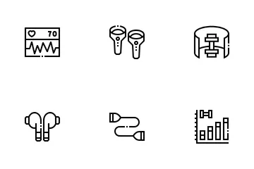 Virtual Fitness Icon Pack