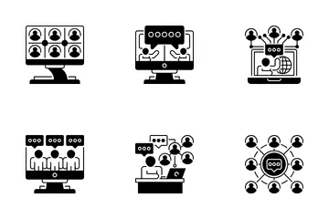 Virtual Meeting Icon Pack