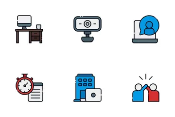 Virtual Office Icon Pack