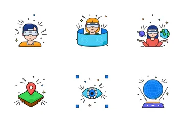 Virtual Reality / Augmented Reality Icon Pack
