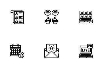 Virtuelle Events Symbolpack