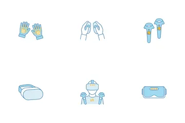 Virtuelle Realität Icon Pack