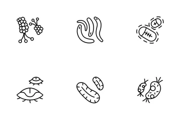 Virus And Bacteria Icon Pack