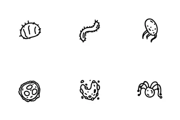 Virus And Bacteria Icon Pack