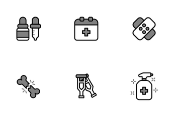 Virus And Medical Icon Pack