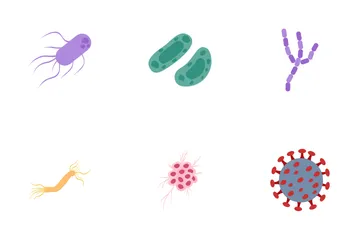 Virus Bacteria Icon Pack