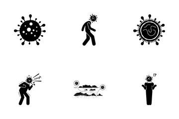 Virus Carrier Icon Pack