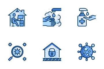 Virus Disease Prevention Icon Pack