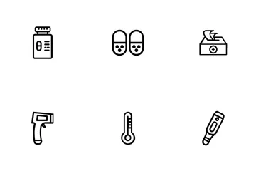 Virus Protection Equipment Icon Pack