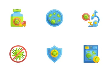 Virus Transmission Icon Pack