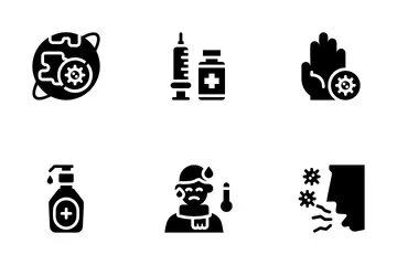 Virus Transmission Icon Pack