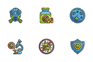 Virus Transmission Icon Pack