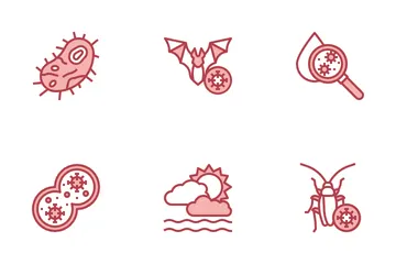 Virus Transmission Icon Pack