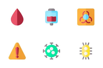 Virus Transmition Icon Pack