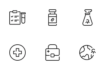 Virusübertragbar Symbolpack