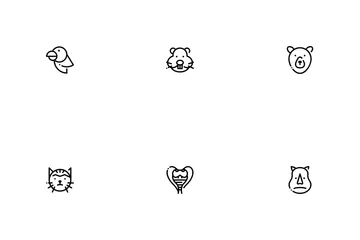 Visages d'animaux Icon Pack