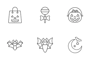 Víspera de Todos los Santos Paquete de Iconos