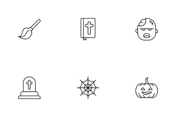 Víspera de Todos los Santos Paquete de Iconos