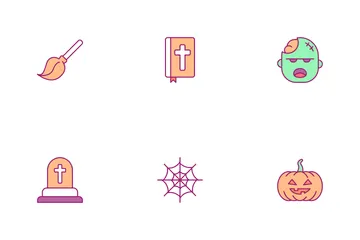Víspera de Todos los Santos Paquete de Iconos