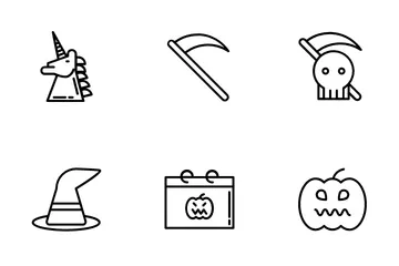 Víspera de Todos los Santos Paquete de Iconos