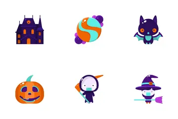 Víspera de Todos los Santos Paquete de Iconos