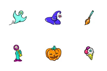 Víspera de Todos los Santos Paquete de Iconos