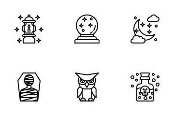 Víspera de Todos los Santos Paquete de Iconos