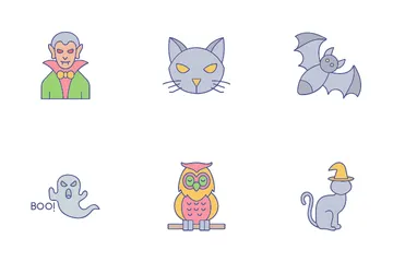 Víspera de Todos los Santos Paquete de Iconos