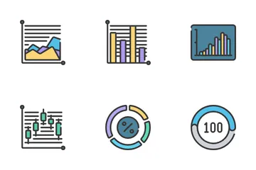 Visualisation de données Pack d'Icônes