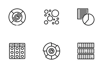 Visualização de dados Pacote de Ícones