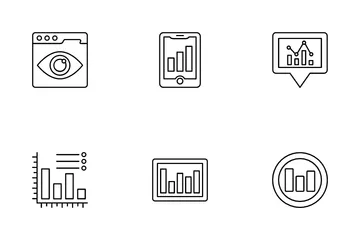 Visualización de datos Paquete de Iconos