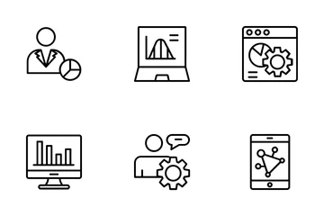 Visualización de datos Paquete de Iconos