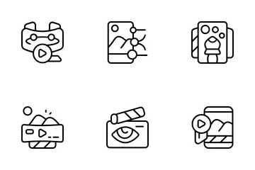 Visuelles Video Symbolpack