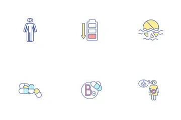 Vitamin Supplements Icon Pack