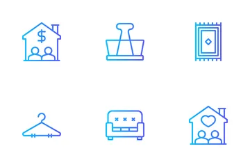 Vivienda compartida Icon Pack