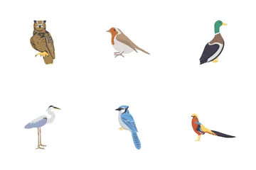 Vögel Symbolpack