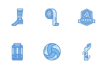 Vóleibol Paquete de Iconos