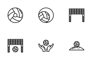 Volley Ball Icon Pack