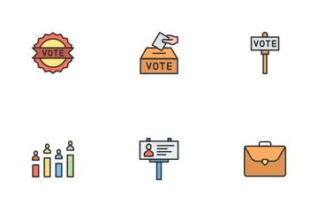 Votaciones y elecciones Icon Pack