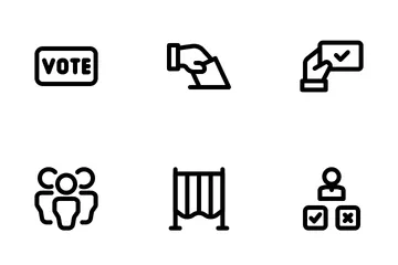 Voting Elections Icon Pack